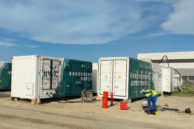 ​ 广东汕头某整机厂商风电机组测试项目